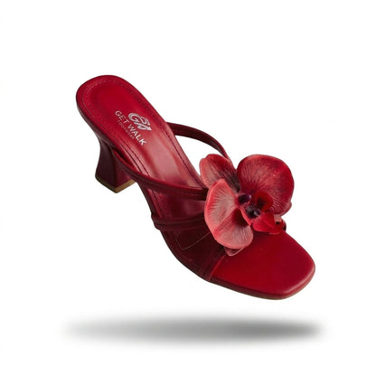 Comfort Ladies Red Heel