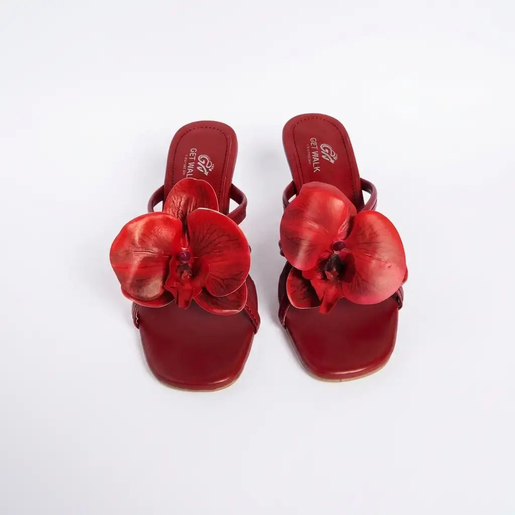 Comfort Ladies Red Heel