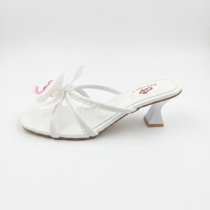 Comfort Ladies White Heel