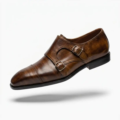 Handmade Leather Monk Shoes