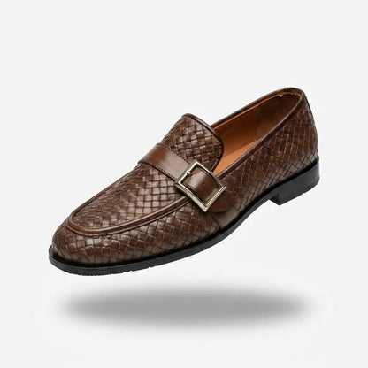 Handmade Woven Loafers Shoes