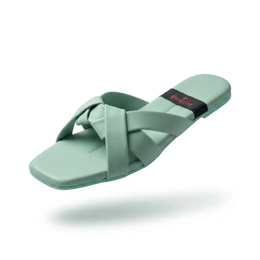 Ladies Comfort Mint Flats
