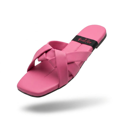 Ladies Comfort Pink Flats
