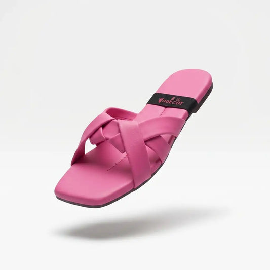 Ladies Comfort Pink Flats