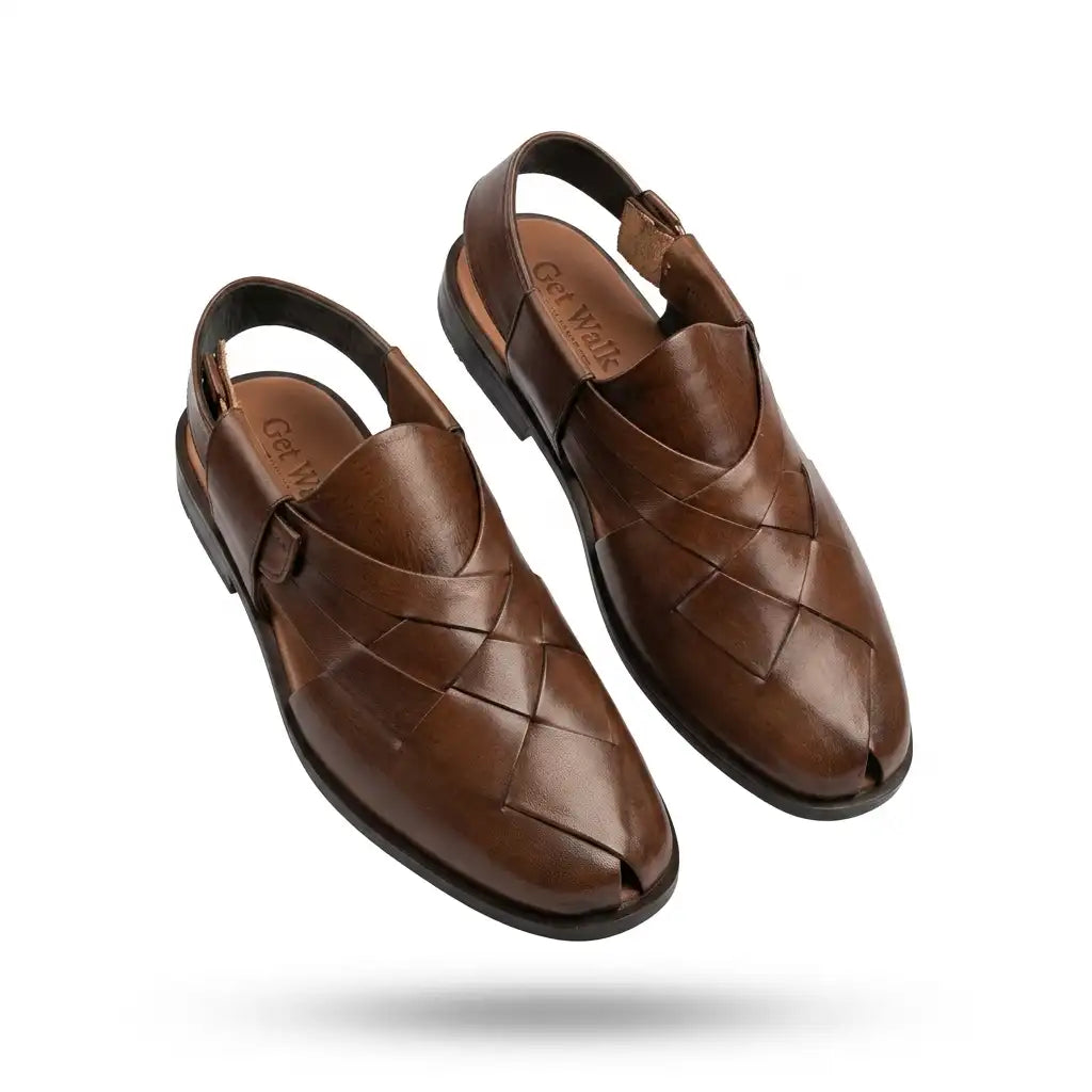 Handmade Leather Peshawari Chappal