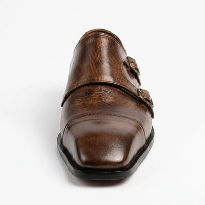 Handmade Leather Monk Shoes