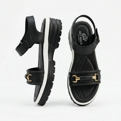 Comfort Ladies Black Sandal